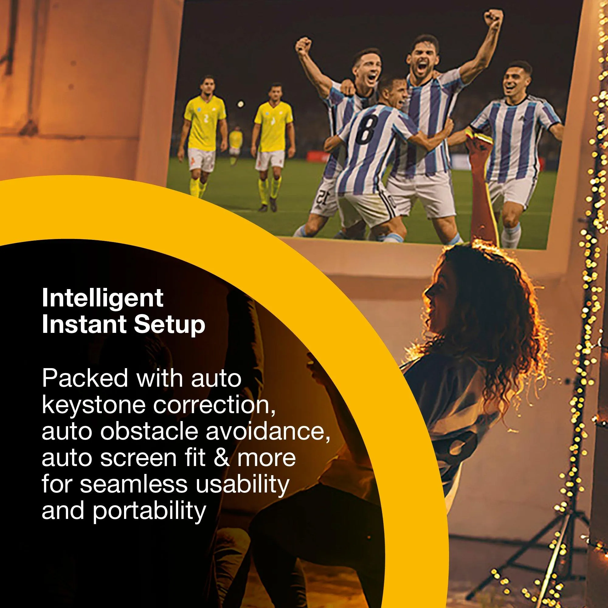 EPSON EF-71 1080p Projector 700lm