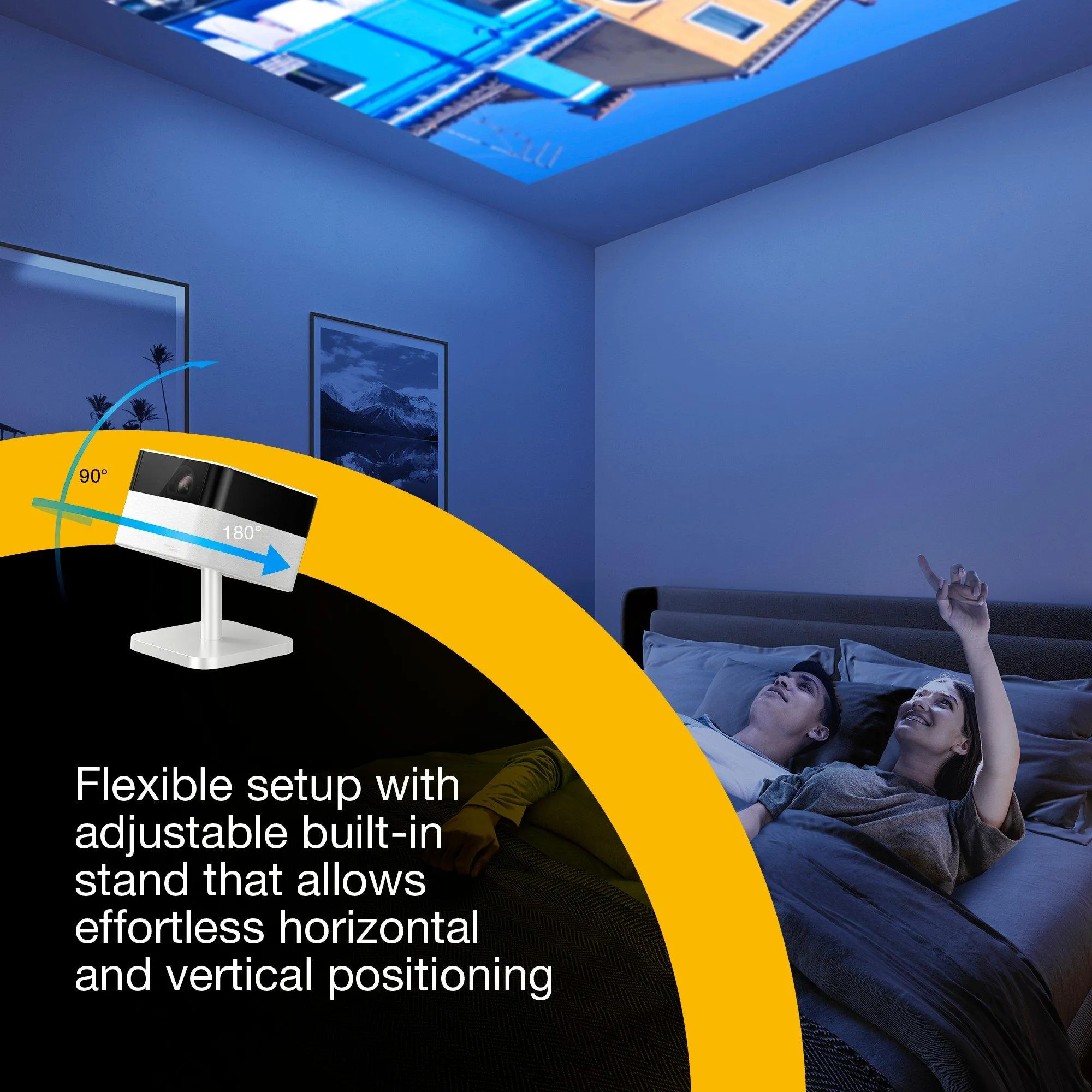 EPSON EF-71 1080p Projector 700lm