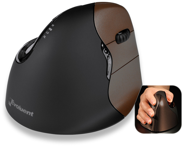 Evoluent VerticalMouse 4 Pieni Oikea -langaton pystyhiiri