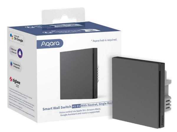 Aqara Smart Wall Switch H1 - smart switch, Grey