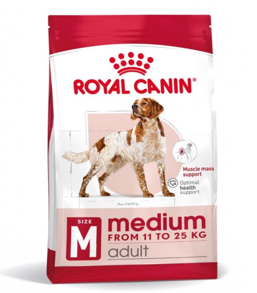 Royal Canin Medium Adult, Dry food for dogs, 4kg