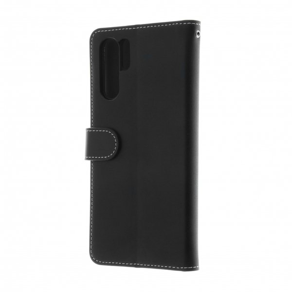 Insmat Flip Case, Huawei P30 Lite - Wallet Case, Black