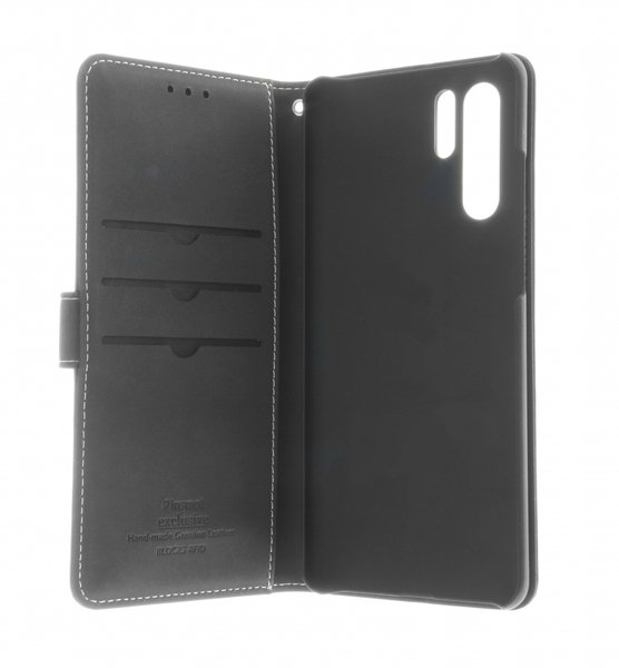Insmat Flip Case, Huawei P30 Lite - Wallet Case, Black