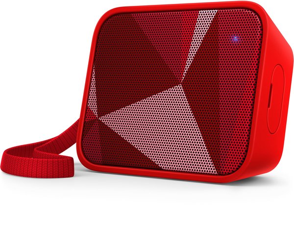 PHILIPS PIXELPOP BLUETOOTH SPEAKER RED