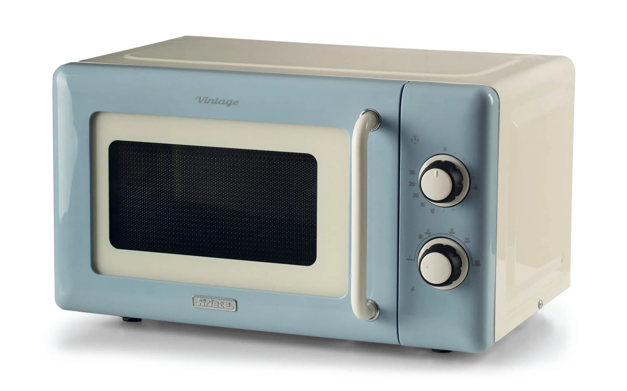 Ariete Vintage Solo Microwave Oven 20L 800W Light Blue
