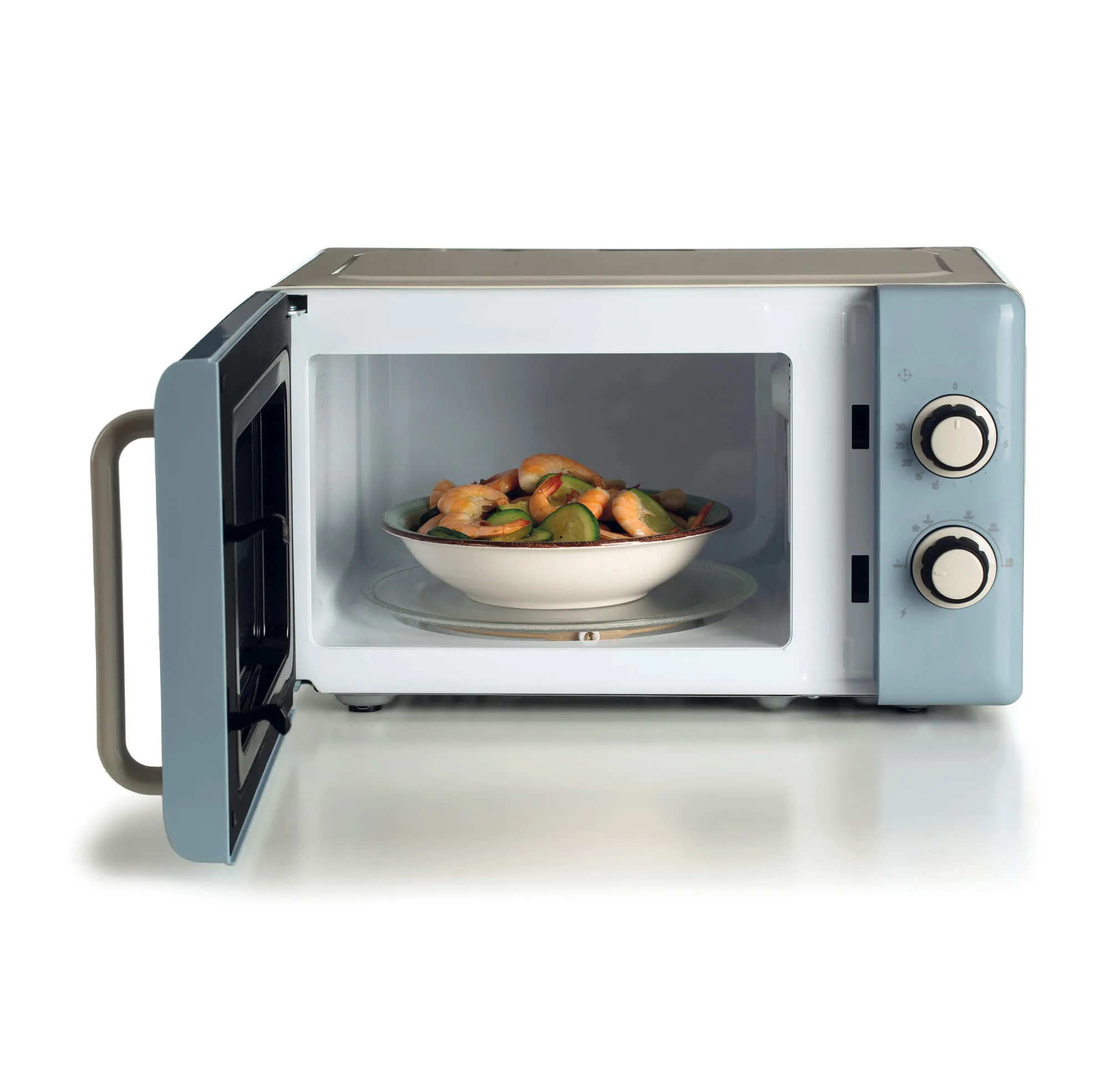 Ariete Vintage Solo Microwave Oven 20L 800W Light Blue