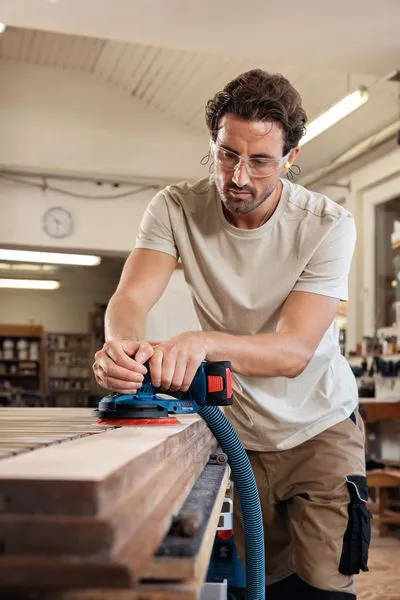 Bosch Professional GEX 18V-150-3 Brushless Cordless Random Orbital Sander Solo Blue