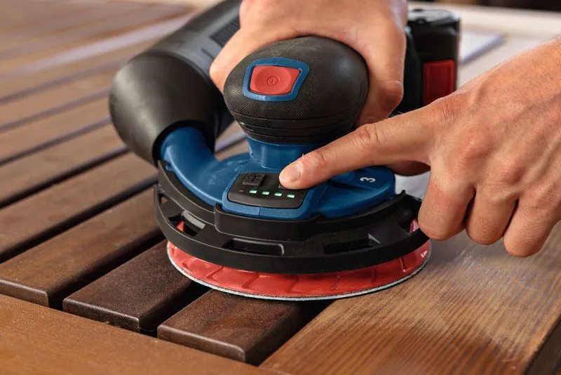 Bosch Professional GEX 18V-150-3 Brushless Cordless Random Orbital Sander Solo Blue