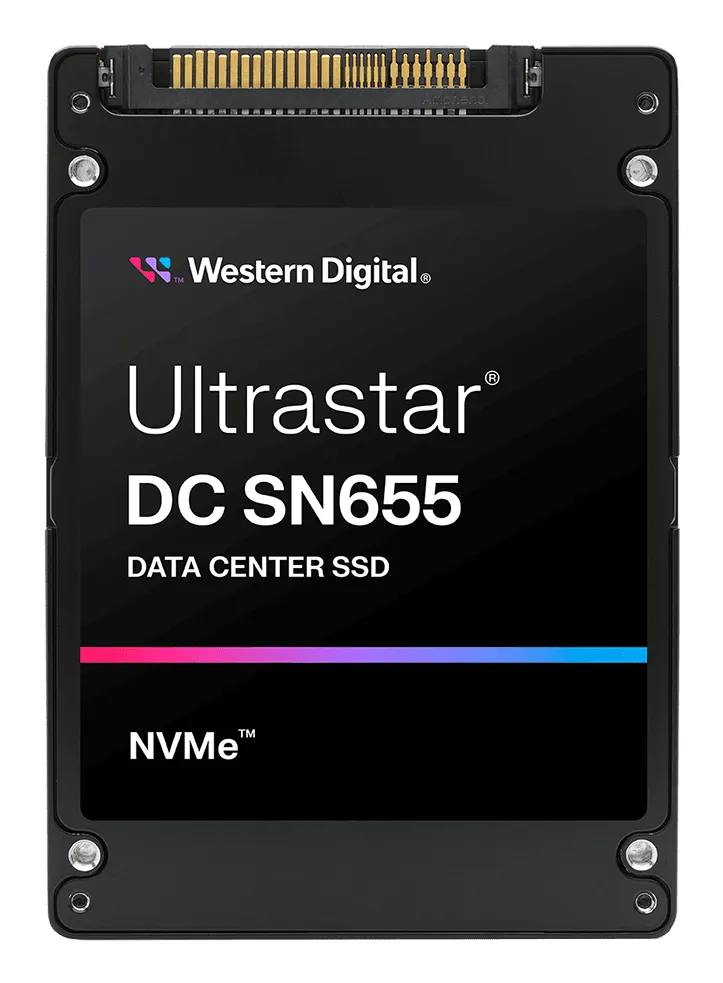 WESTERN DIGITAL Ultrastar DC SN655 SSD U.3 15.36TB PCIE TLC BICS5 TCG