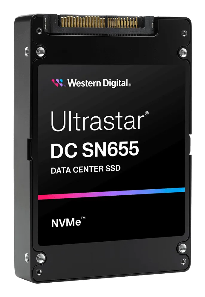 WESTERN DIGITAL Ultrastar DC SN655 SSD U.3 15.36TB PCIE TLC BICS5 TCG