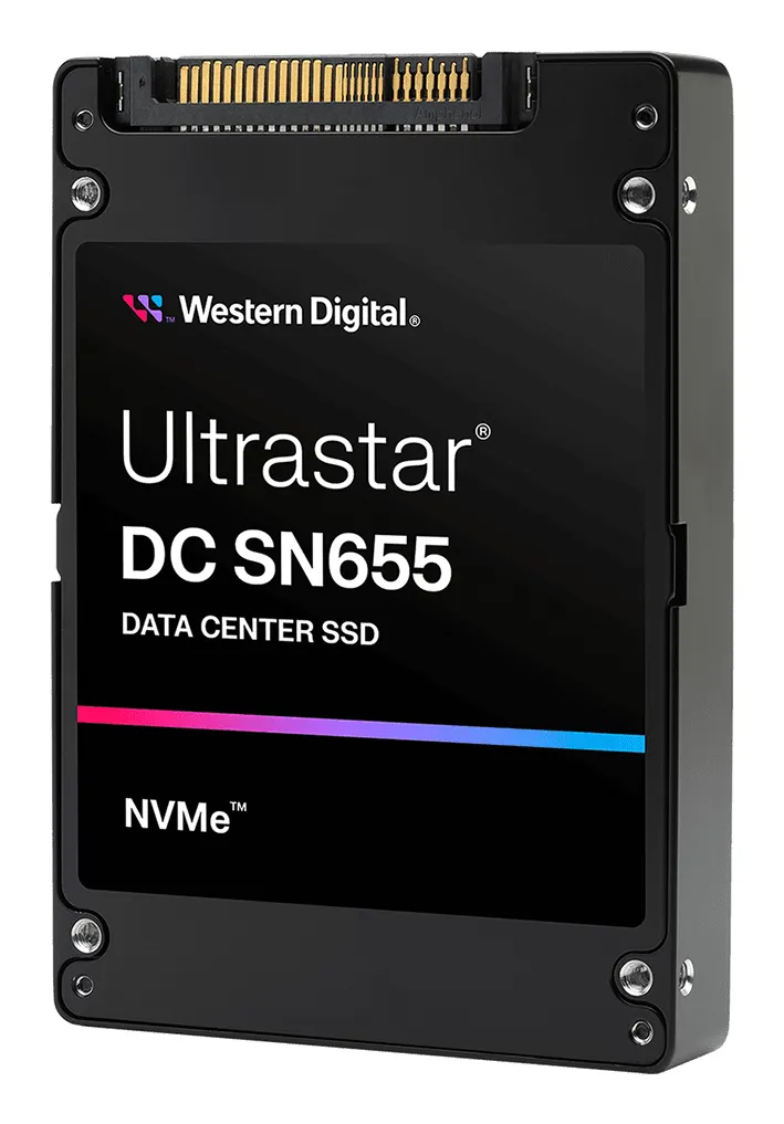 WESTERN DIGITAL Ultrastar DC SN655 SSD U.3 15.36TB PCIE TLC BICS5 TCG