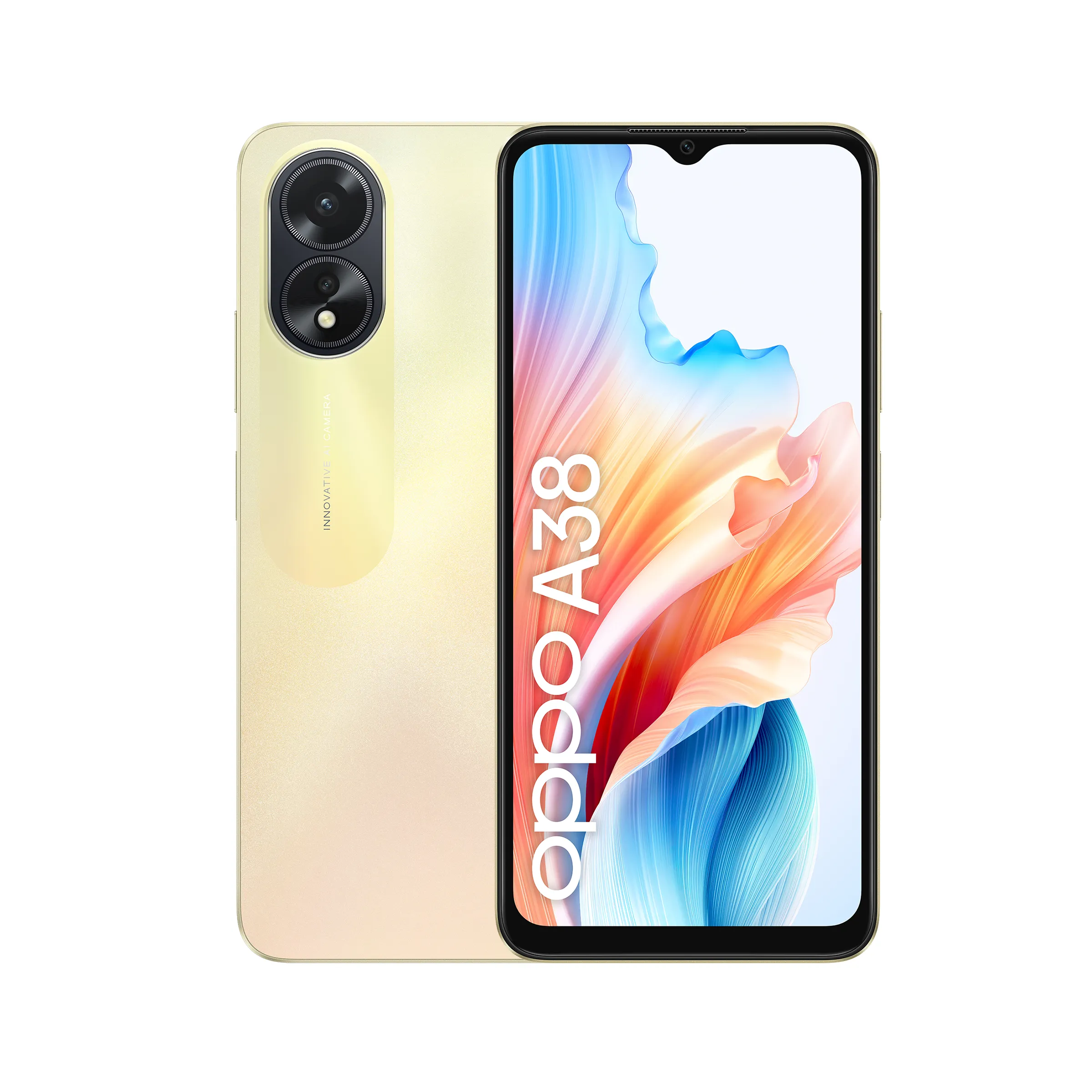 Oppo A38 128/4GB Android - mobile phone, Gold