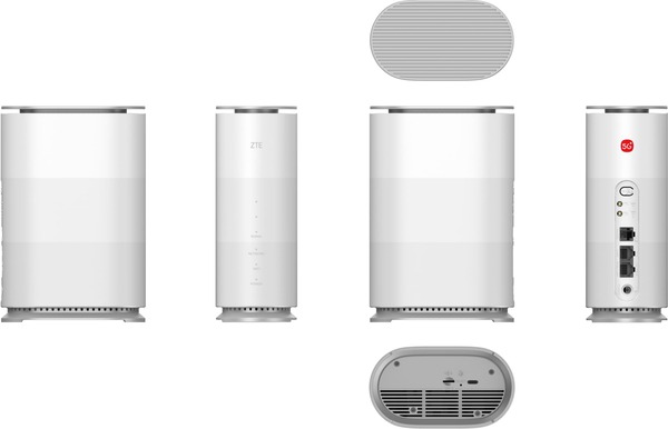 ZTE G5 Air Wi-Fi 7 5G Fixed Wireless Access Router, White