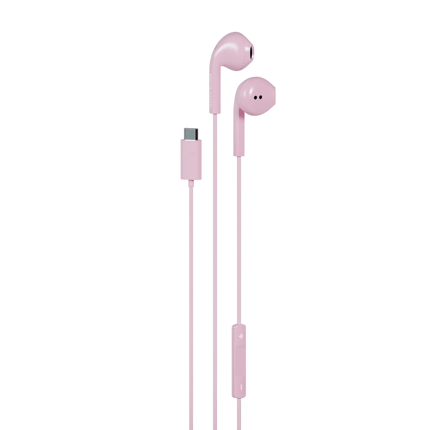 Happy Plugs USB-C In-ear Headphones, Pink