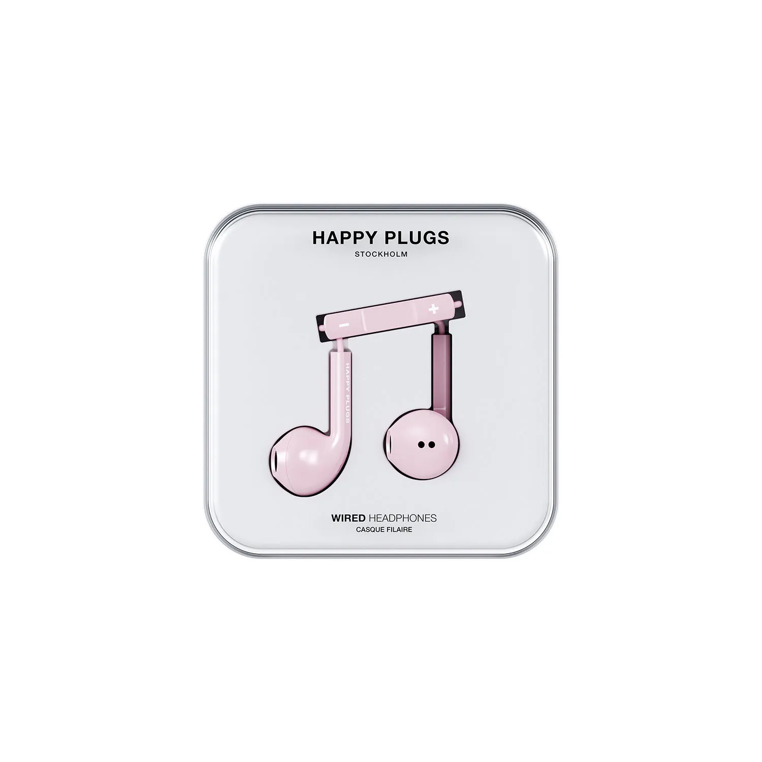 Happy Plugs USB-C In-ear Headphones, Pink