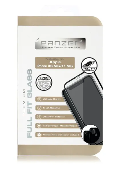 Panzer Full-Fit Glass, iPhone 11 Pro Max -panssarilasi