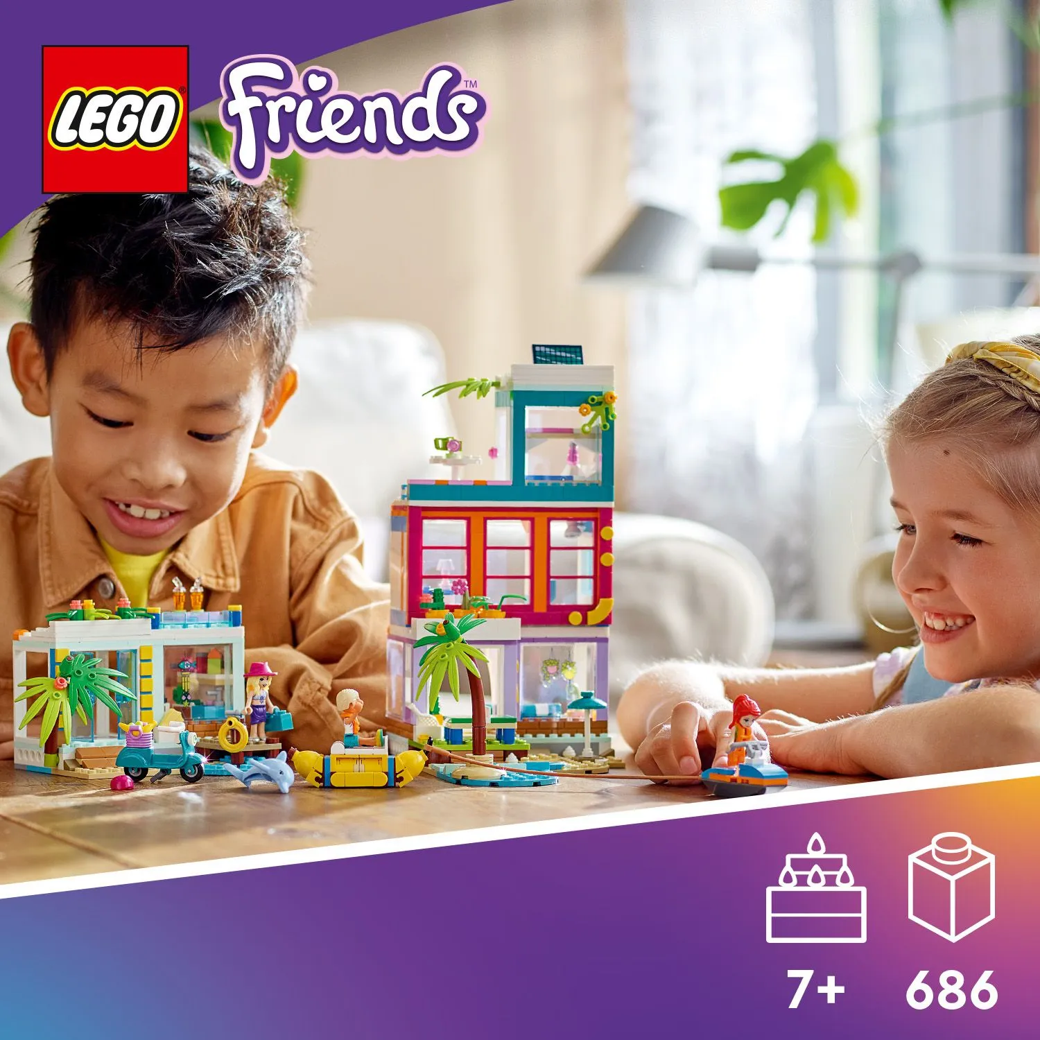 Lego Friends -Rantahuvila 41709