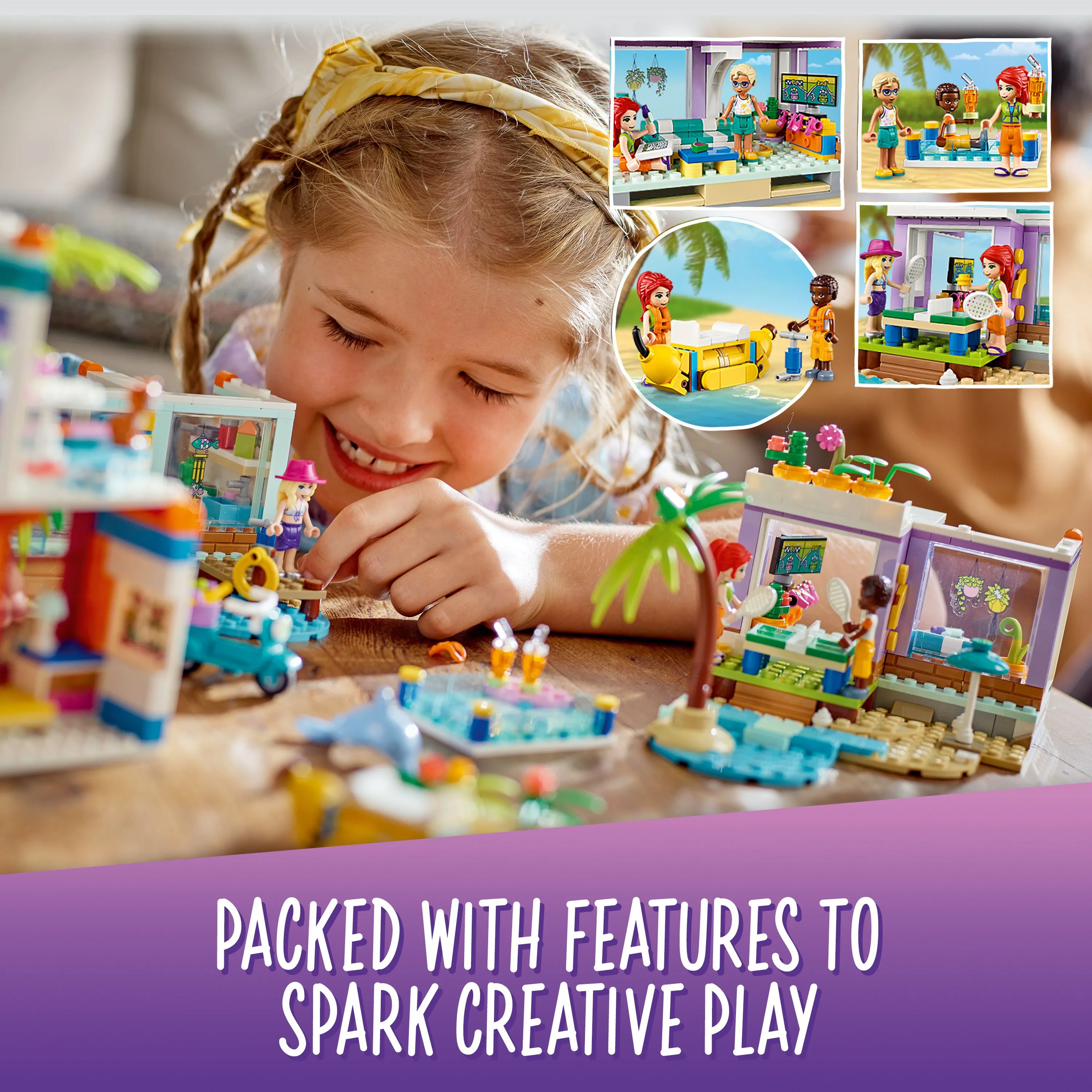 Lego Friends -Rantahuvila 41709