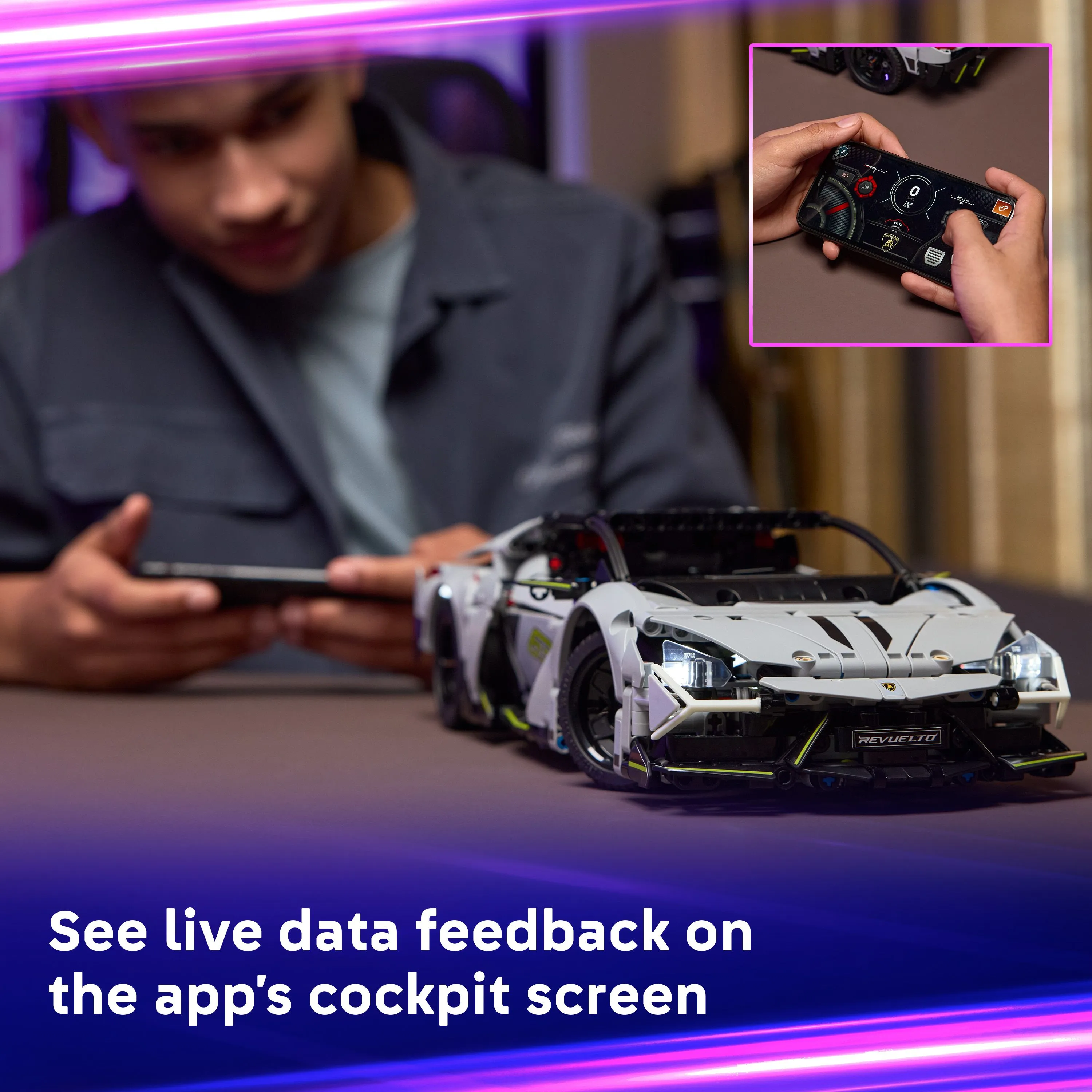 LEGO Technic Lamborghini Revuelto supersportbil 42214 LEGO Technic Lamborghini Revuelto supersportbil 42214