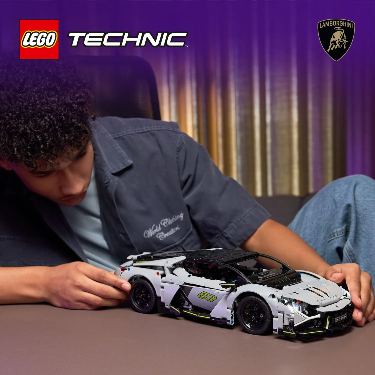 LEGO Technic Lamborghini Revuelto supersportbil 42214 LEGO Technic Lamborghini Revuelto supersportbil 42214