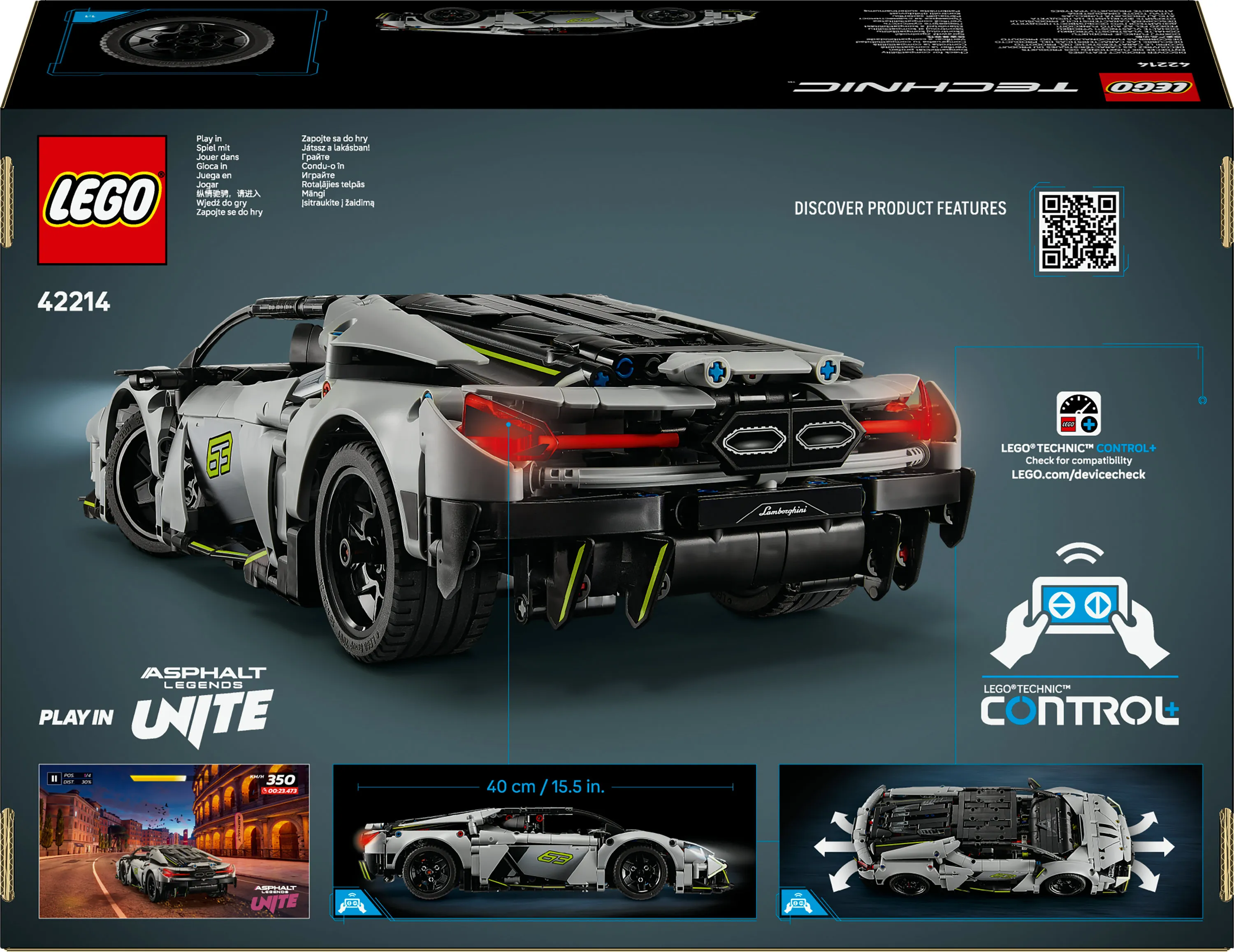 LEGO Technic Lamborghini Revuelto supersportbil 42214 LEGO Technic Lamborghini Revuelto supersportbil 42214