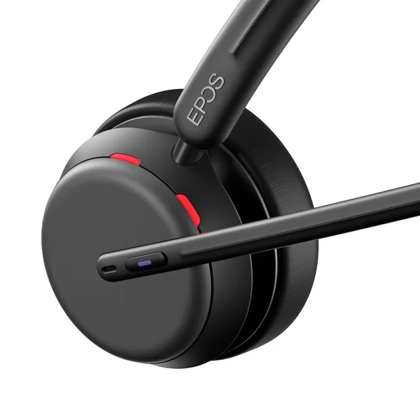 Epos Impact 1061T ANC (USB-A Dongle) -langattomat kuulokkeet mikrofonilla, Musta