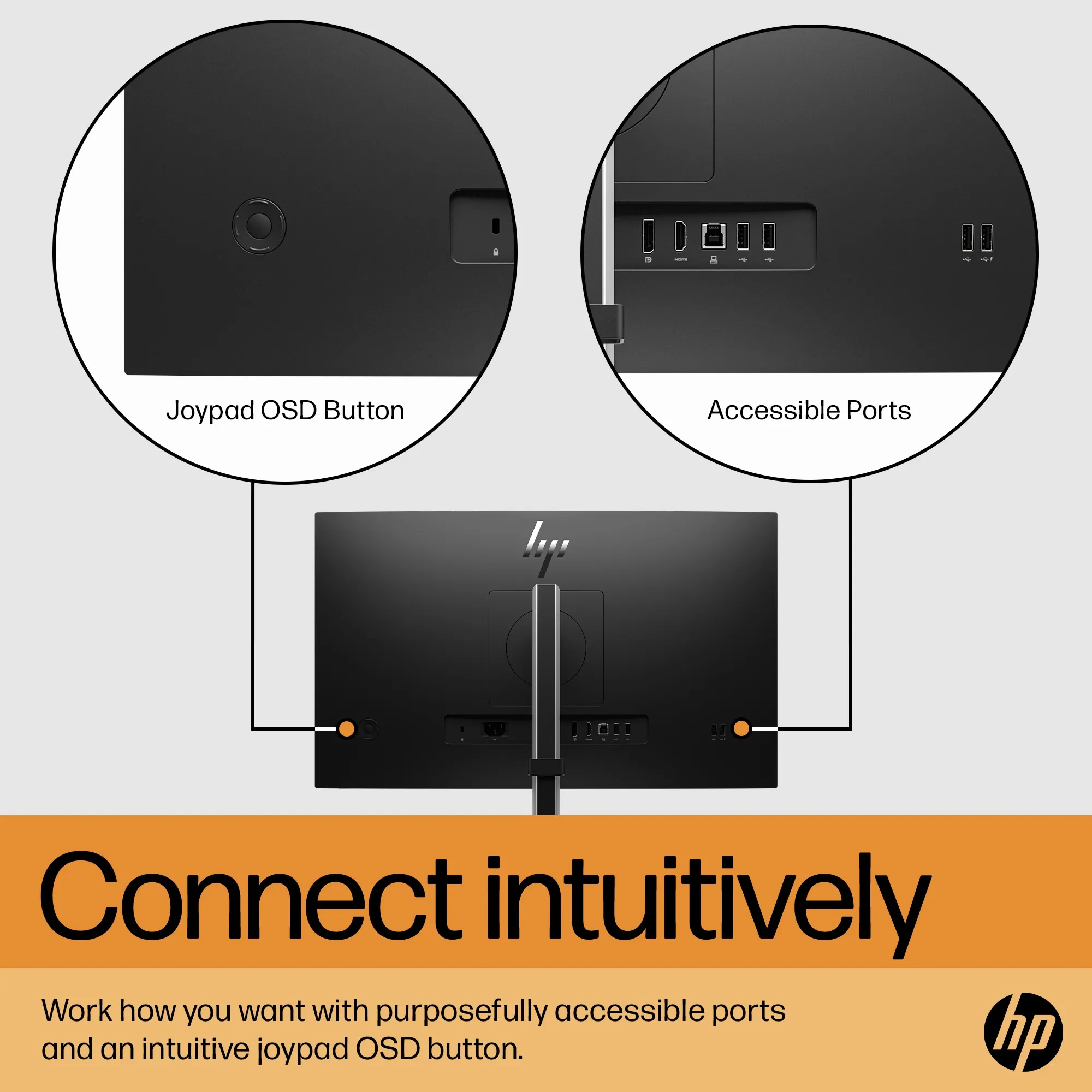 HP 24" E24 G5 Full HD, IPS -näyttö