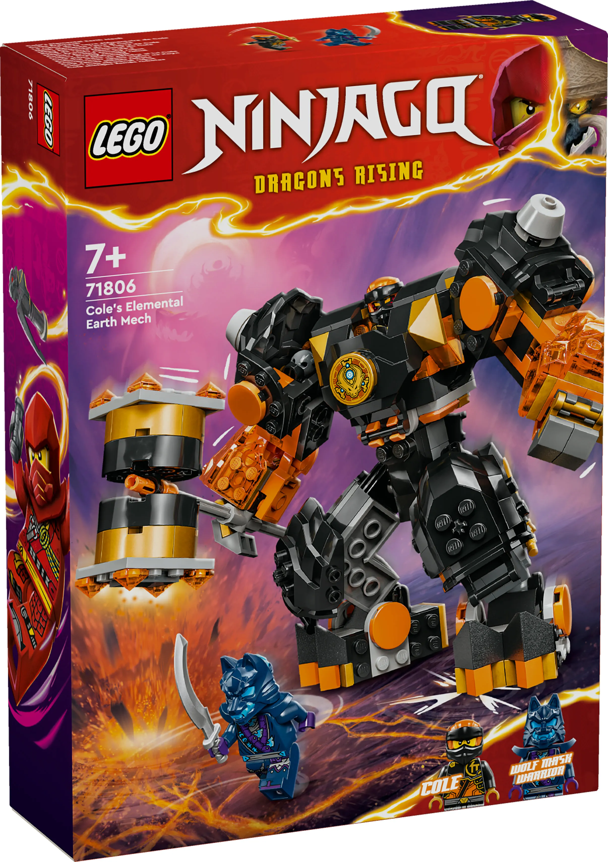 LEGO NINJAGO Colen maaelementti-robotti 71806