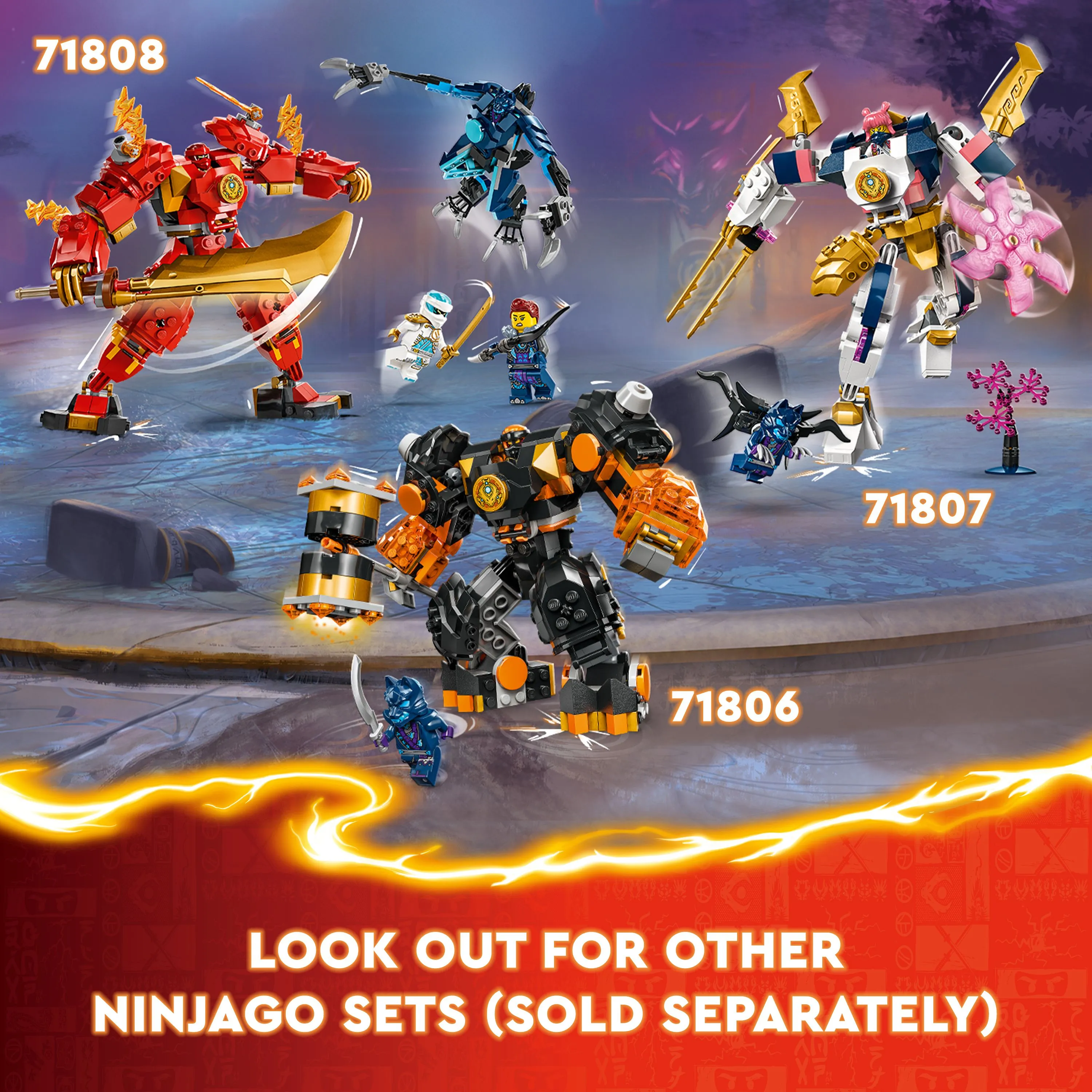 LEGO NINJAGO Colen maaelementti-robotti 71806
