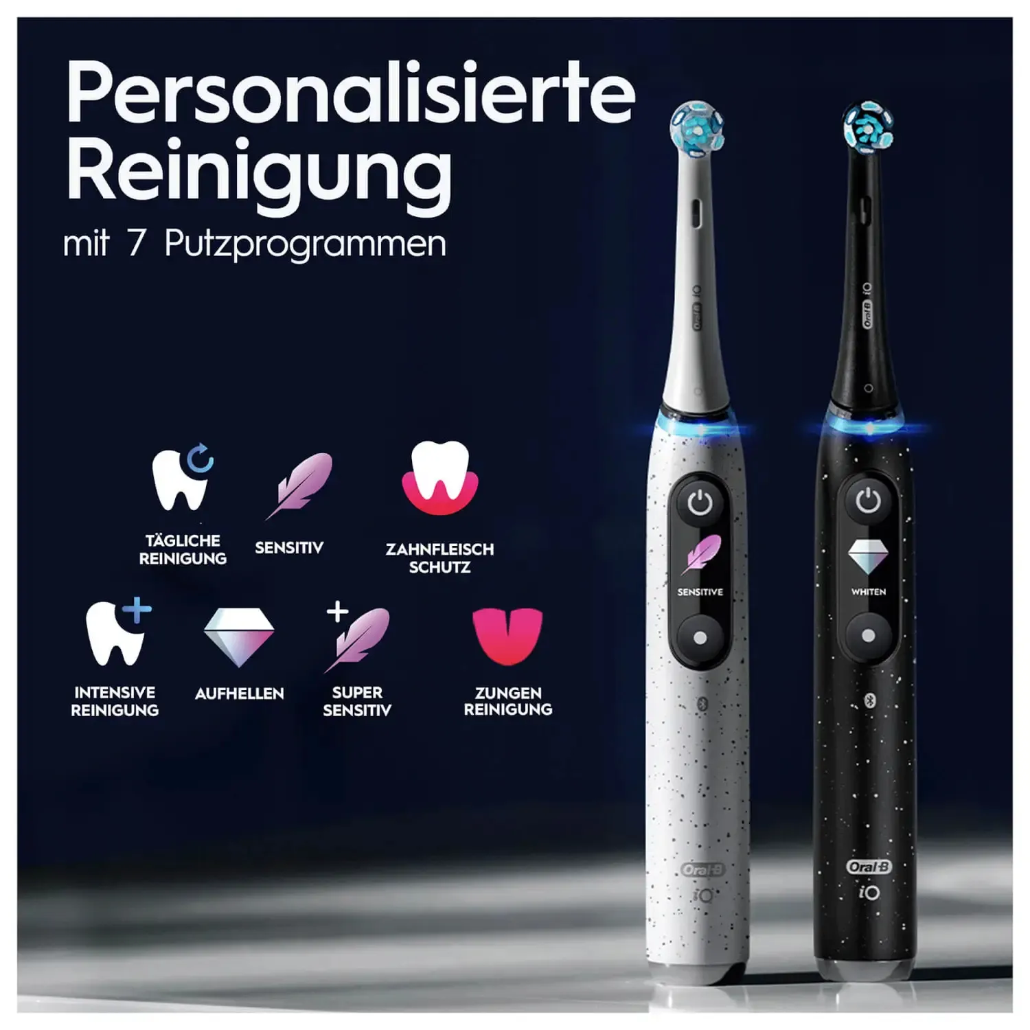Oral-B iO Series 10 Black Onyx Luxe Edition -sähköhammasharja, Musta