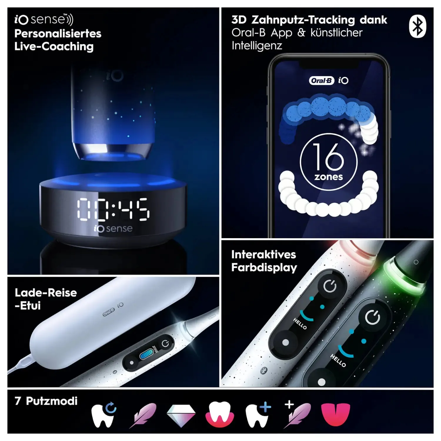 Oral-B iO Series 10 Black Onyx Luxe Edition -s&auml;hk&ouml;hammasharja, Musta