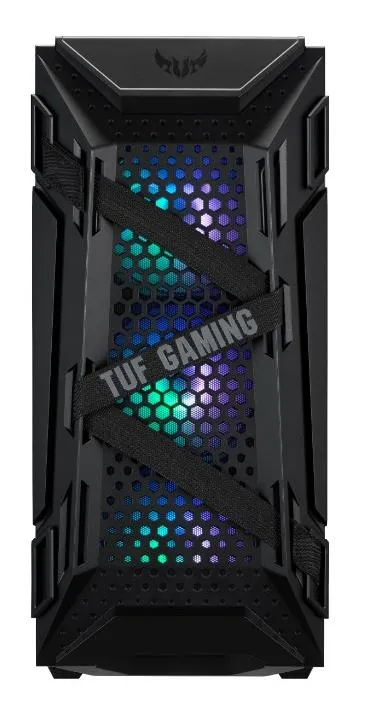 Asus TUF Gaming GT301 - miditower chassi, f&ouml;nster, Svart