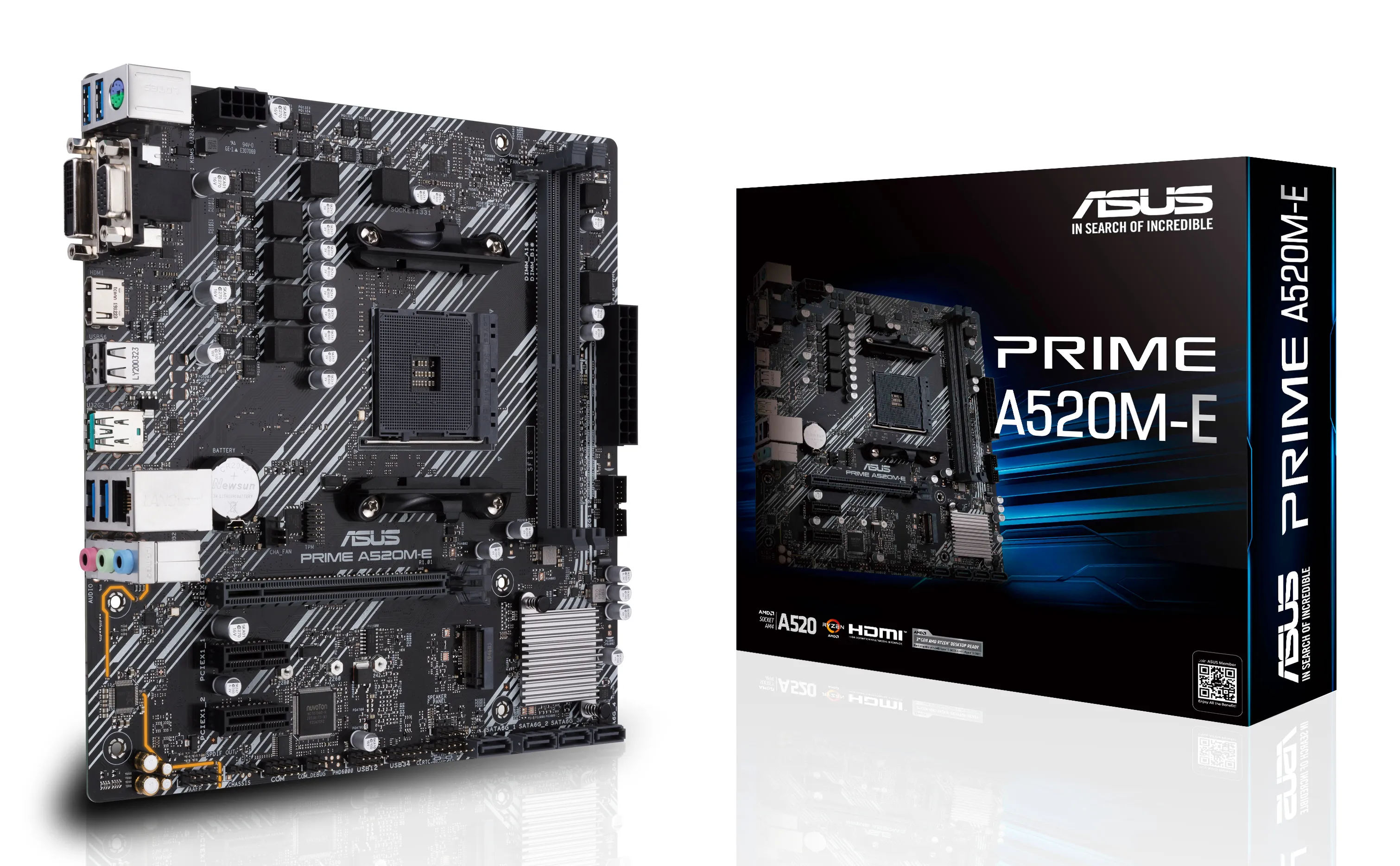 Asus PRIME A520M-E mATX-emolevy