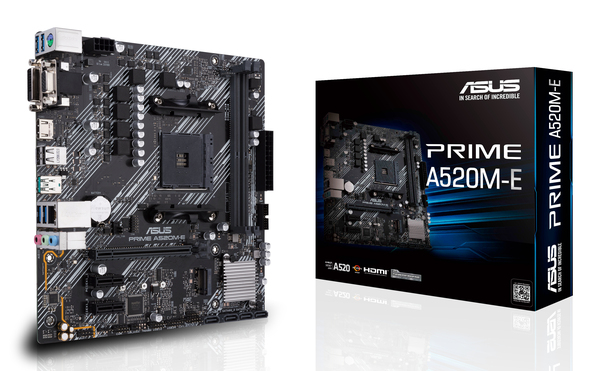 Asus PRIME A520M-E mATX-emolevy