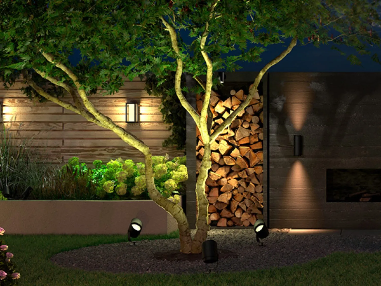 Philips HUE OUTDOORLILYXL1X15W2 - WHITE AND COLOR AMBIANCE - BLACK