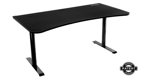 Arozzi Arena Large Gaming Desk - Pure Black