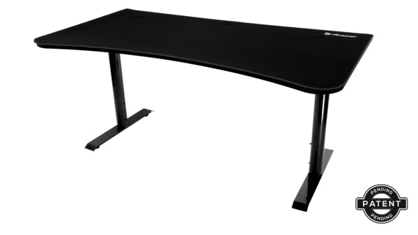 Arozzi Arena Large Gaming Desk - Pure Black