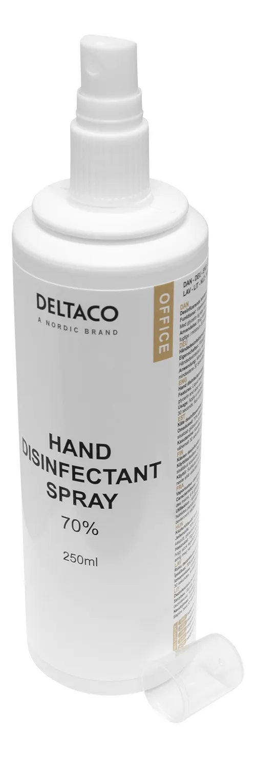 Deltaco Office - handdesinfektionsspray, 250 ml