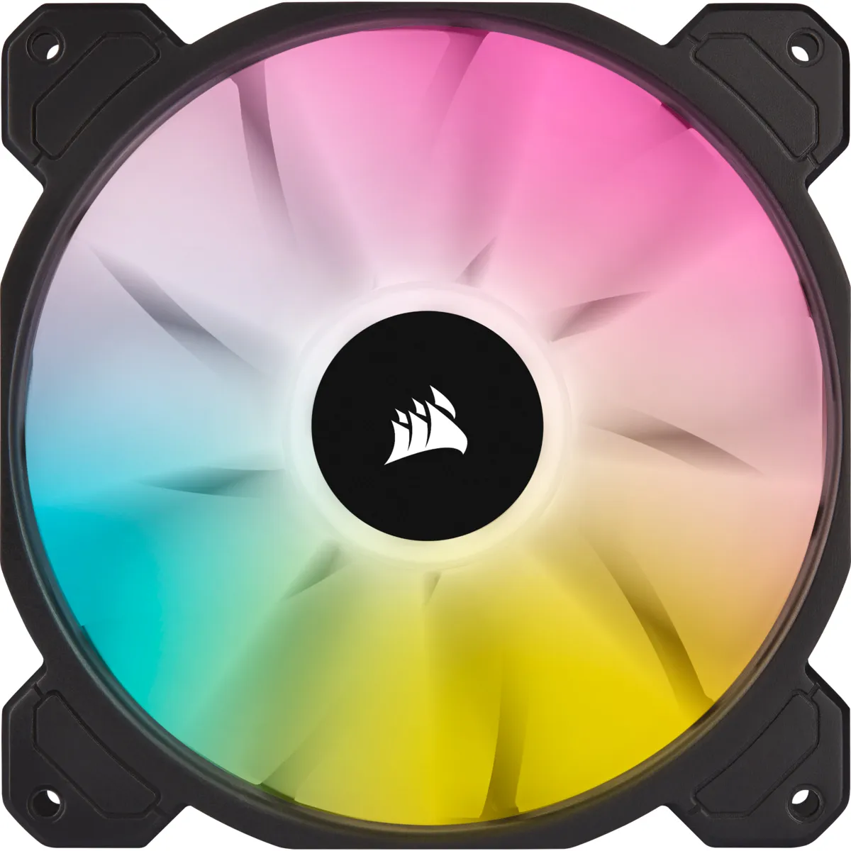 Corsair iCUE SP140 RGB ELITE PWM RGB Fan, Hydraulic Bearing, 140mm, Black