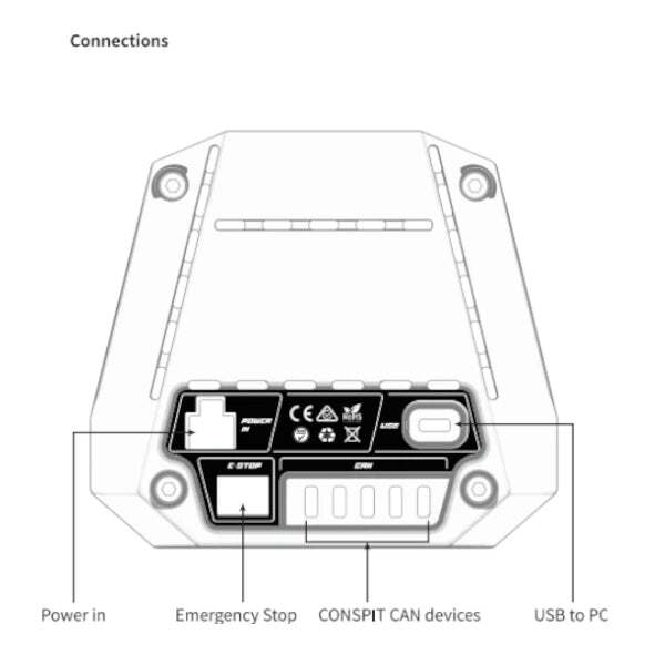 Conspit Ares Direct Drive - wheel base (12Nm)