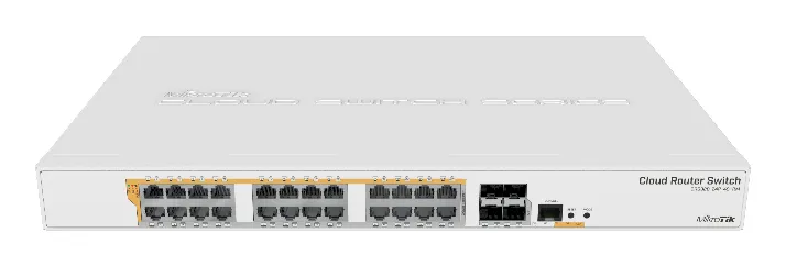Mikrotik CRS328-24P-4S+RM 24xGE w POE 4xSFP+ 500W rackm