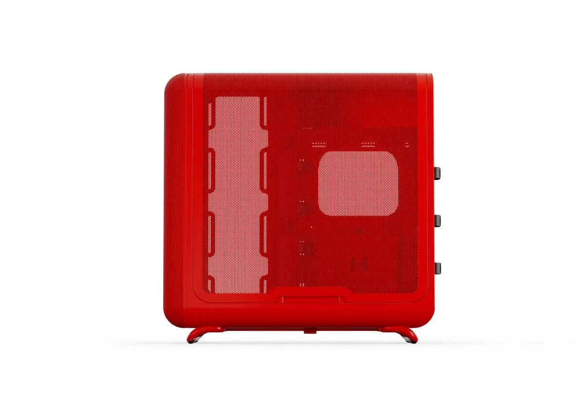 HYTE X50 midi-tower chassi med f&ouml;nster, Wild Cherry