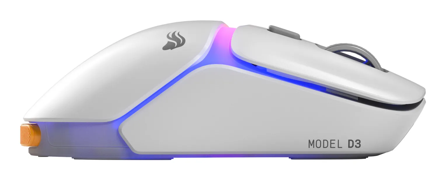 Glorious Model D3 Wireless Gaming Mouse, White Glorious Model D3 Wireless Gaming Mouse, White
