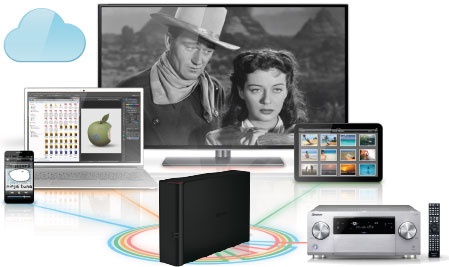 BUFFALO LinkStation 410 4TB HighSpeed NAS 1x 4TB HDD 1x Gigabit