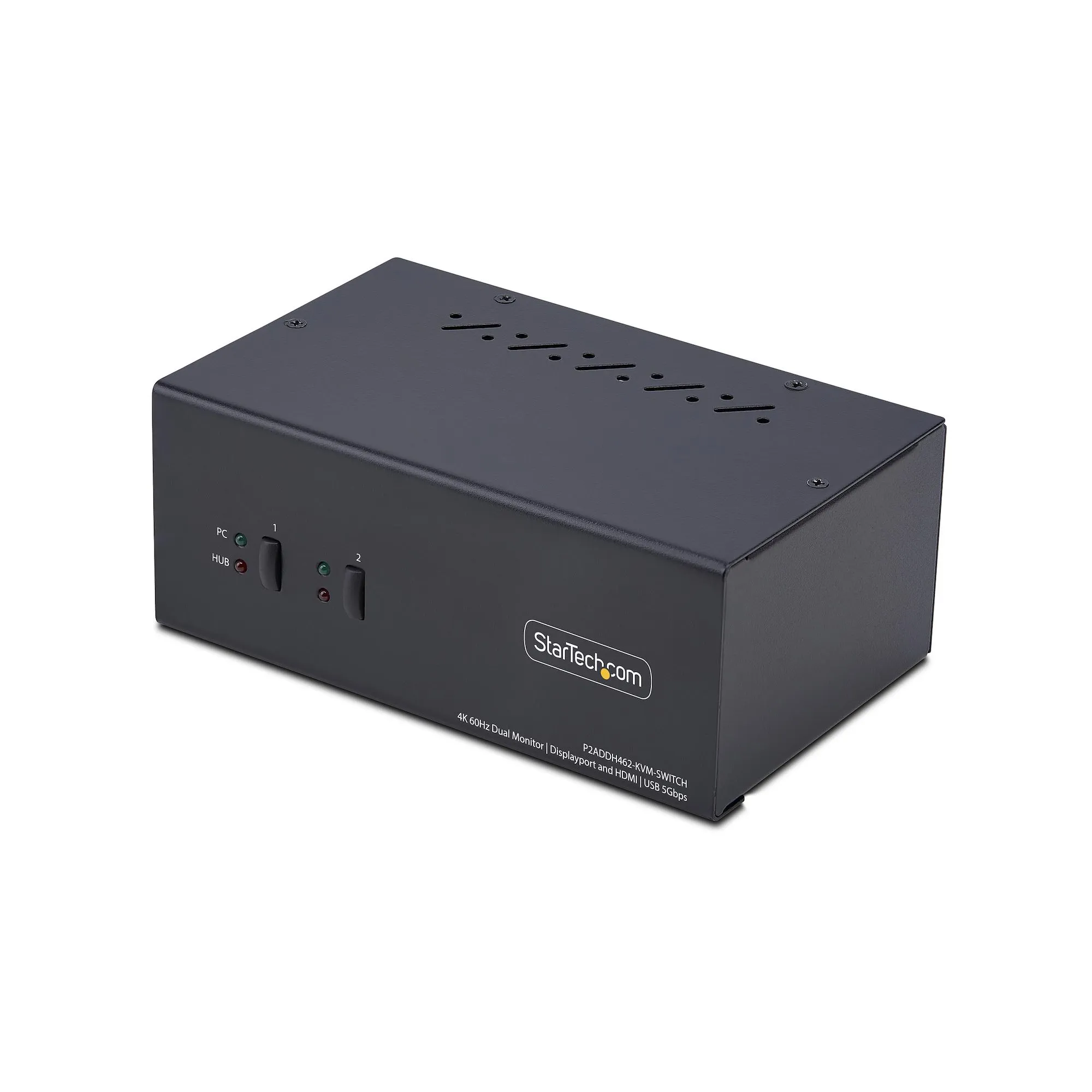 Startech 2-Port Dual-Monitor DP+HDMI KVM Switch