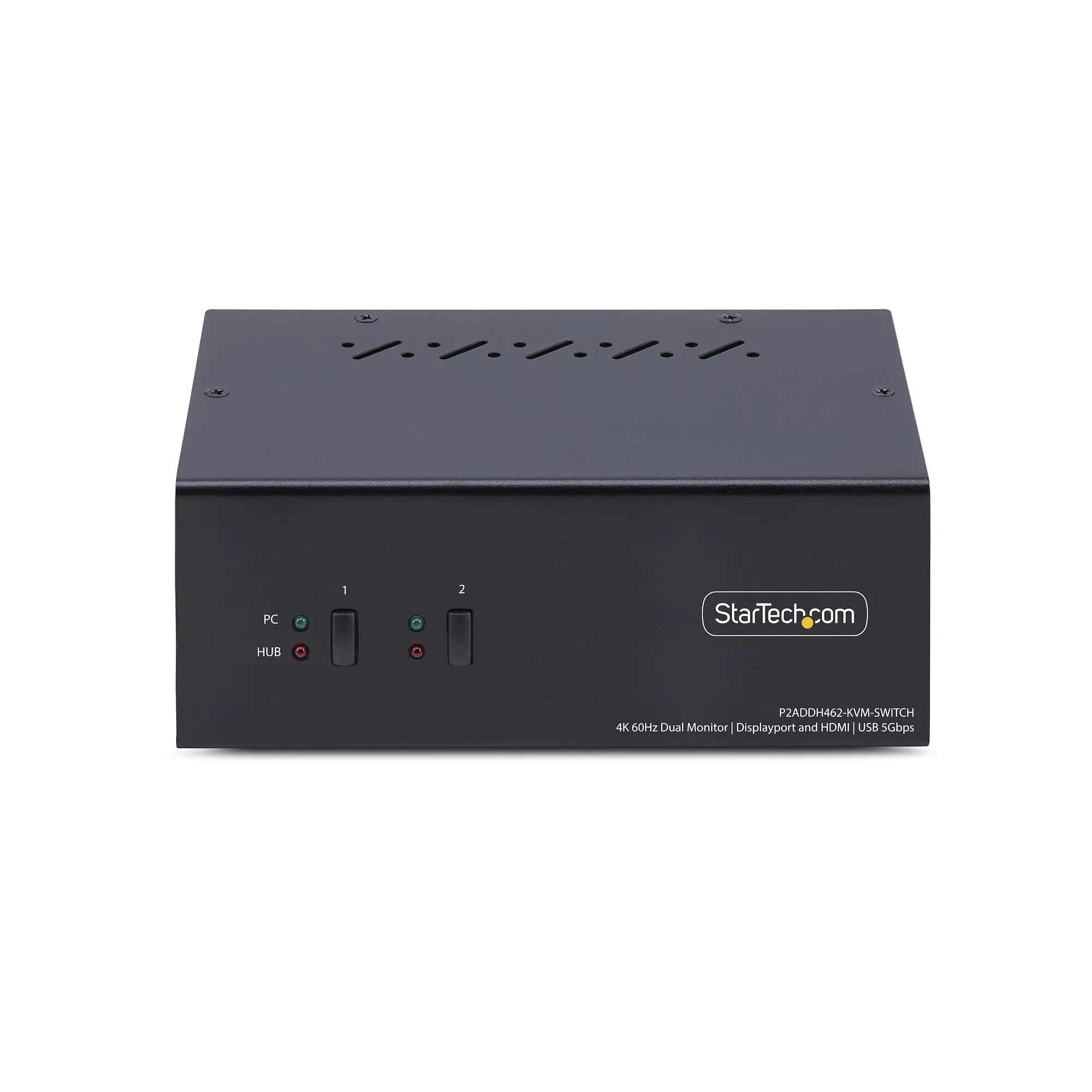 Startech 2-Port Dual-Monitor DP+HDMI KVM Switch