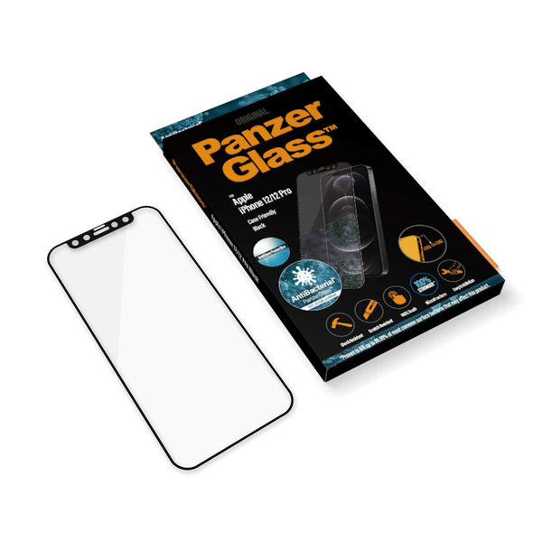 PanzerGlass Case Friendly, Anti-Glare, iPhone 12 / 12 Pro - Screen Glass