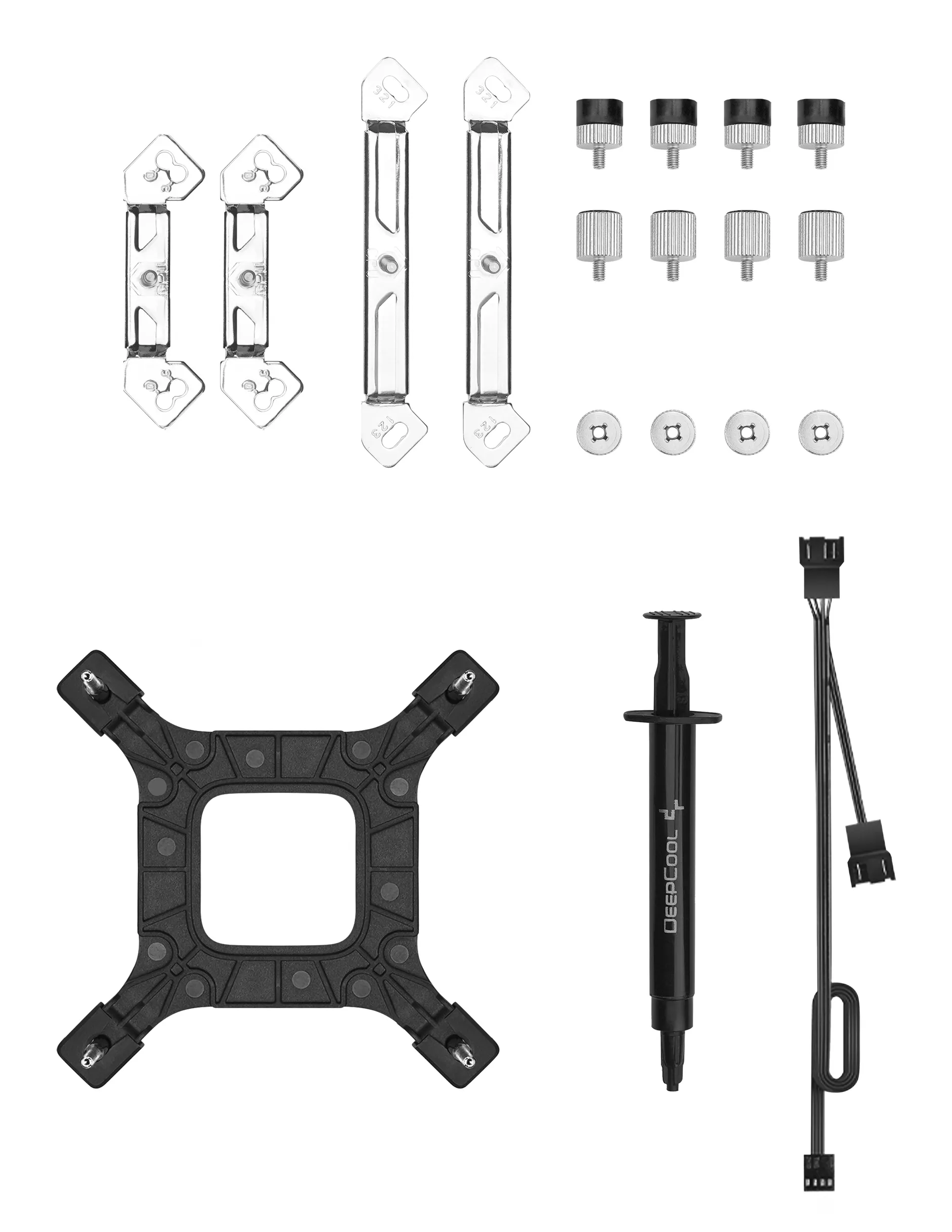 DeepCool AK620 DIGITAL SE, 2x120 mm ARGB CPU Cooler, White