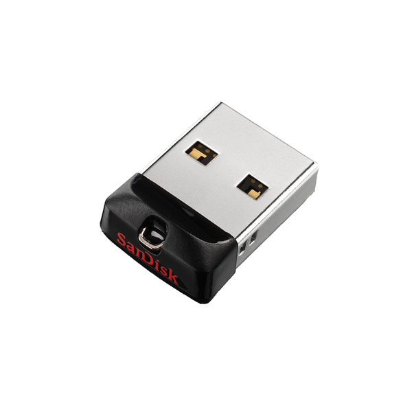 SanDisk 32GB Cruzer Fit  2.0 - memory stick, Black,Silver