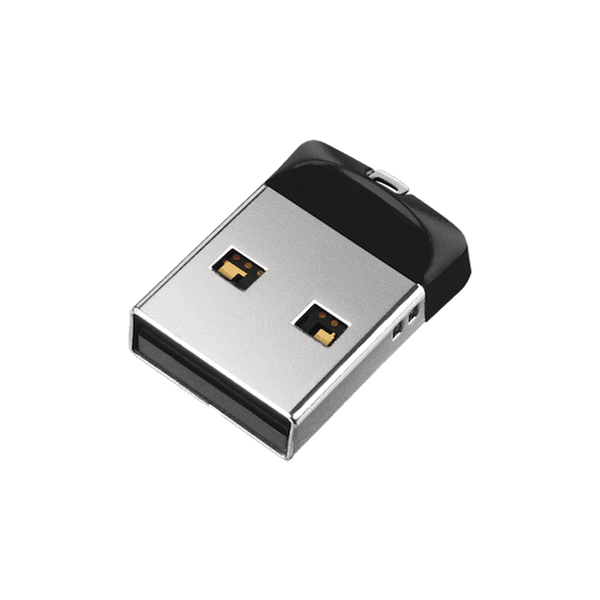 SanDisk 32GB Cruzer Fit  2.0 - memory stick, Black,Silver